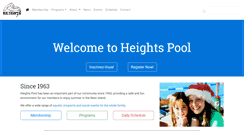 Desktop Screenshot of heightspool.ca